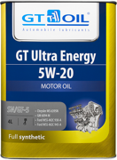 Моторное масло GT OIL GT Ultra Energy 5W-20 синтетика 4л
